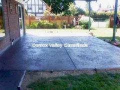Professional Concrete Finishing Work